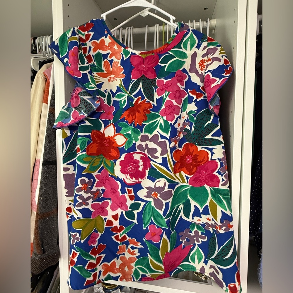 SHEIN Colorful Floral Blouse